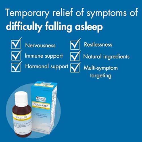 Guna Sleep Homeopathic Natural Sleep Support Aid 1 Ounce