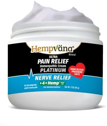 Hempvana Platinum Ultrastrength Nerve Relief Cream W/100% Pure Hemp Seed Oil Asseenontv Relieves Nerve Pain Shooting Pain Tingling Muscle Cramps Joint Pain Tingling Crawling Sensations