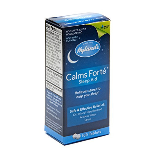 Hyland'S Naturals Calms Forte Sleep Aid Tablets Multi Unflavored 100 Count