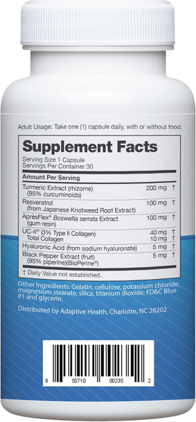 Instaflex Advanced Joint Support Nutritional Supplement Capsule With Doctor Formulated Joint Relief Supplement Featuring Ucii Collagen & 5 Other Joint Discomfort Fighting Ingredients 60 Ct
