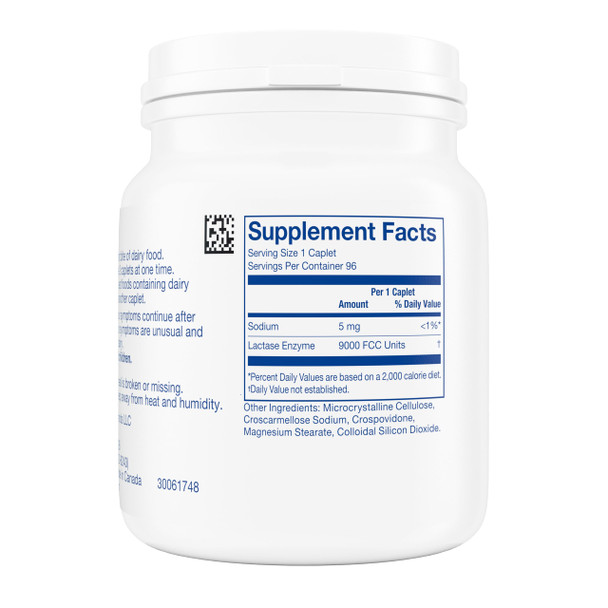 Lactaid Fast Act Lactose Intolerance Caplets With Lactase Enzyme Dairy Relief From Gas Bloating & Diarrhea 9000 Fcc Lactose Intolerance Pills 96 Individual Travel Onthego Packs (96 X 1 Ct)