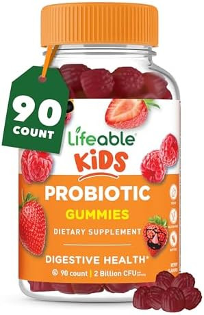 Lifeable Kids Probiotics Gummies 2 Billion Cfu Great Tasting Kids Probiotic Gummies For Gut Health Digestive Support And Immune Support 90 Probiotic Gummies For Kids And Toddlers Lifeable