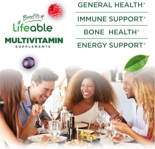 Lifeable Sugar Multivitamin For Men Gummies With Iron And 18 Essential Vitamins And Minerals Sugar Vitamins 90 Gummies