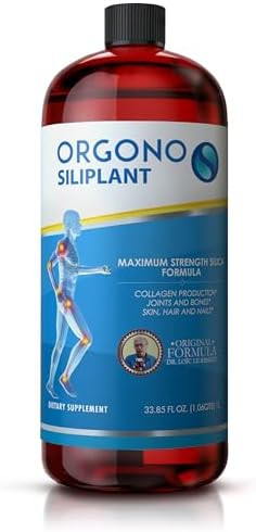 Living Silica Orgono Living Silica Siliplant Vegan Collagen Booster Supports Healthy Collagen And Elastin Production For Joint & Bone Support Glowing Skin Strong Hair & Nails. 66 Servings