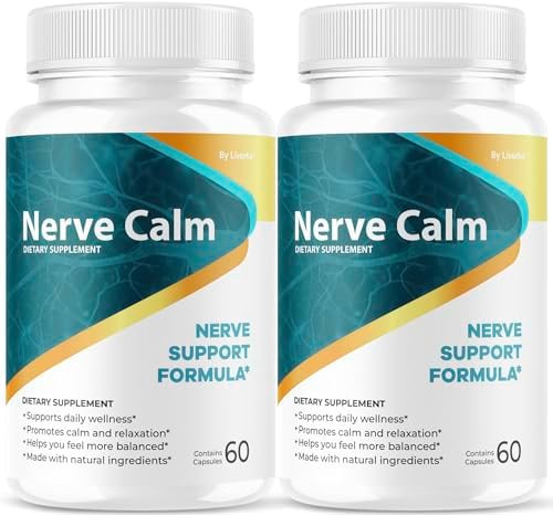 Livorka Nerve Calm Capsules Official Nervecalm Premium Formula Supplement Pills Advanced Support Formula For Wellness & Overall Health All Natural Nerve Calm Reviews 30 Capsules For 1 Month