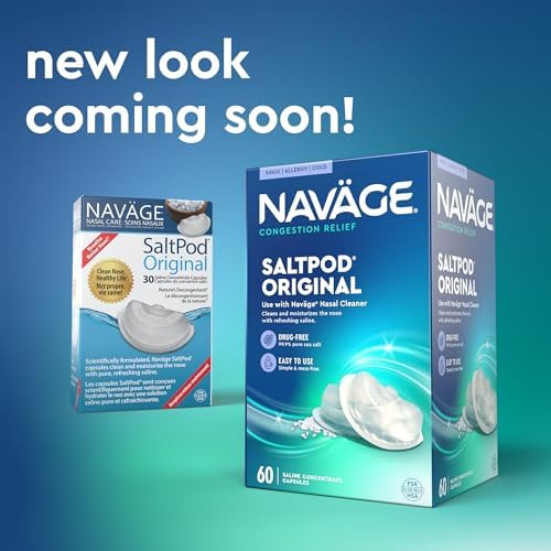 Navage Saltpod Bundle 6 30Packs (180 Saltpods) Salt Pod Refills Only Exclusively Designed For The Nasal Irrigation System Sinus Rinse And Saline Pods For Fast And Soothing Relief