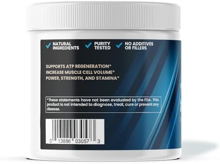 Nbpure Micronized Creatine Monohydrate “ Support Muscle Endurance Power Size Recovery“ No Artificial Ingredients “ Ideal For All Active Lifestyles