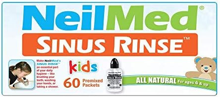 Neilmed'S Sinus Rinse Pediatric Complete Saline Nasal Rinse Kit 60 Premixed Packets