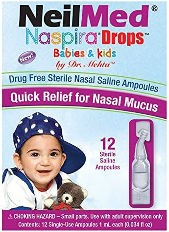 Neilmed Naspira Drops Easy Twistoff 12Ct Ampoules (Packaging May Vary)