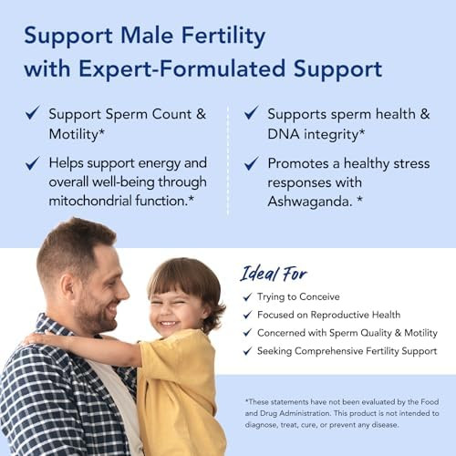 Premom Male Sperm Fortify Capsules Male Fertility Supplements For Men Inositol Plus Bundle “ Fertility Support For Women “ 120 Count