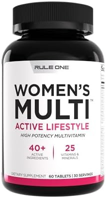 Rule 1 Proteins Women'S Multi Women'S Daily Vitamins Essential Minerals Superfoods And Botanical Extracts For Active Lifestyles And Wellness Support (60 Tablets 30 Day Supply)