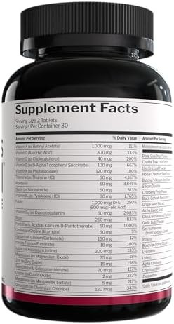 Rule 1 Proteins Women'S Multi Women'S Daily Vitamins Essential Minerals Superfoods And Botanical Extracts For Active Lifestyles And Wellness Support (60 Tablets 30 Day Supply)