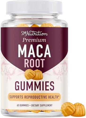 Smnutrition Peach Flavored Maca Gummies (30 Servings) And Estriol Cream Original Formula (84 Servings)