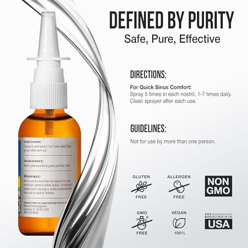 Sovereign Silver Bioactive Colloidal Silver Hydrosol For Immune Support 10Ppm 2Oz Nasal Spray Pack Of 2