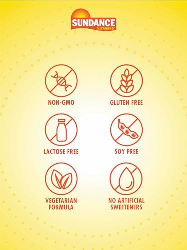 Sundance Vitamin D3 Gummies 2000 Iu 48 Count Pineapple Flavor Vegetarian Nongmo And Gluten Supplement