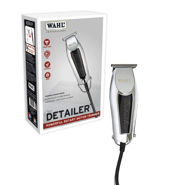 Wahl Professional Detailer Trimmer with a Powerful Rotary Motor and T-Blade perfect Lining and Artwork for Professional Barbers and Stylists - Model 8290