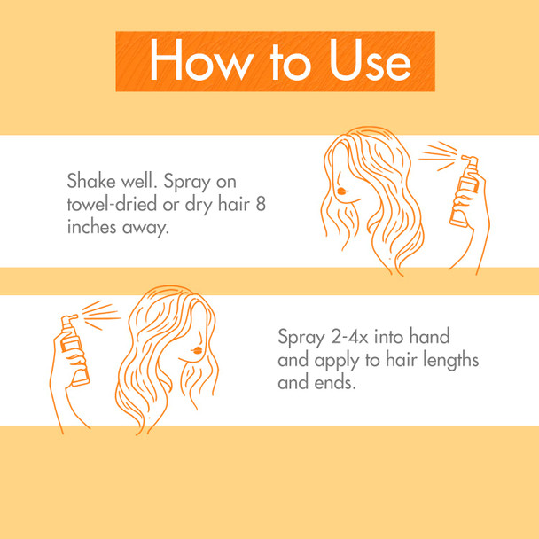 Klorane Nourishing Dry Hair Oil with Mango Hydrating and Protecting Bi-Phase Spray Paraben Sulfate and Alcohol Free Vegan Dermatologist tested