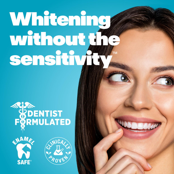 Lumineux Teeth Whitening Strips - 21 Treatments (3 Months) - Peroxide Free - Enamel Safe for Whiter Teeth - Whitening Without The Sensitivity - Dentist Formulated - Sensitivity