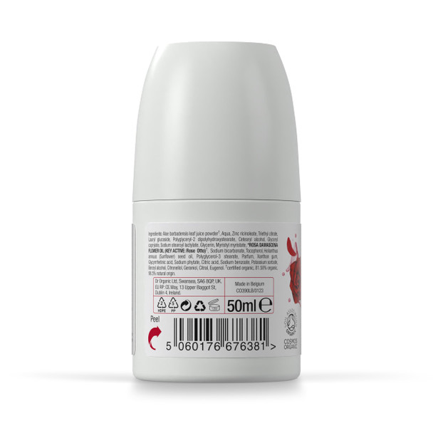Dr Organic Rose Otto Deodorant 50ML
