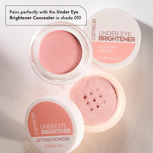 Catrice | Under Eye Brightener | Conceal & Brighten Dark Circles | With Hyaluronic Acid & Shea Butter | Vegan Cruelty Free & Paraben Free (010 | Light Rose)