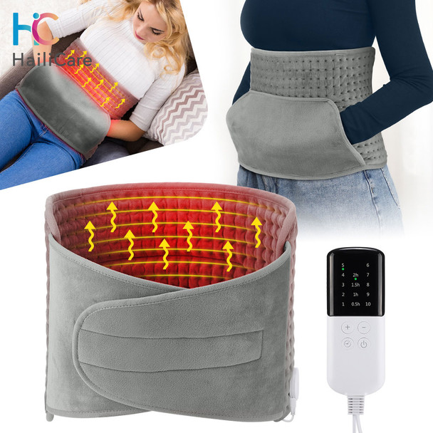 Ms.Dear 3/9/10 Levels Graphene Heating Uterus Warming Belt Menstrual Heating Pad For Menstrual Cramp Lumbar Uncomfortable Health Care EU Plug