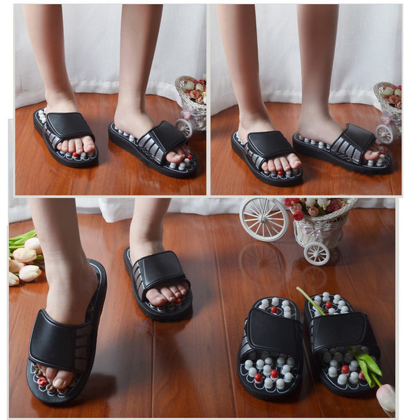 MagCellapy Taiji Acupoint Magnetotherapy Spring Shoes Health Massage Slippers for Man and Women ( size 38 39 )