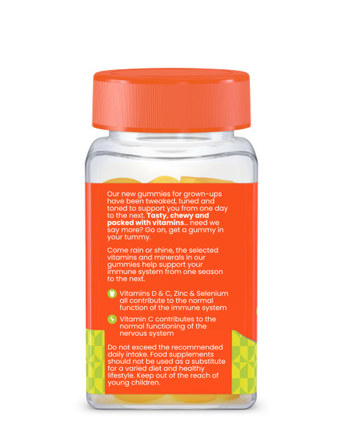 Haliborange Adult Immunity Support - 30 Lime Gummies