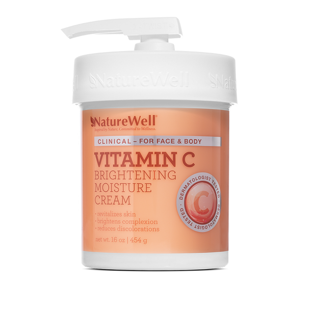 NatureWell Vitamin C Brightening Moisture Cream- 10 Ounce