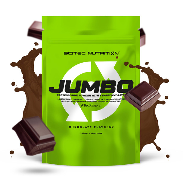 Scitec Nutrition Jumbo – High-Calorie Weight Gainer Chocolate 1.32 kg
