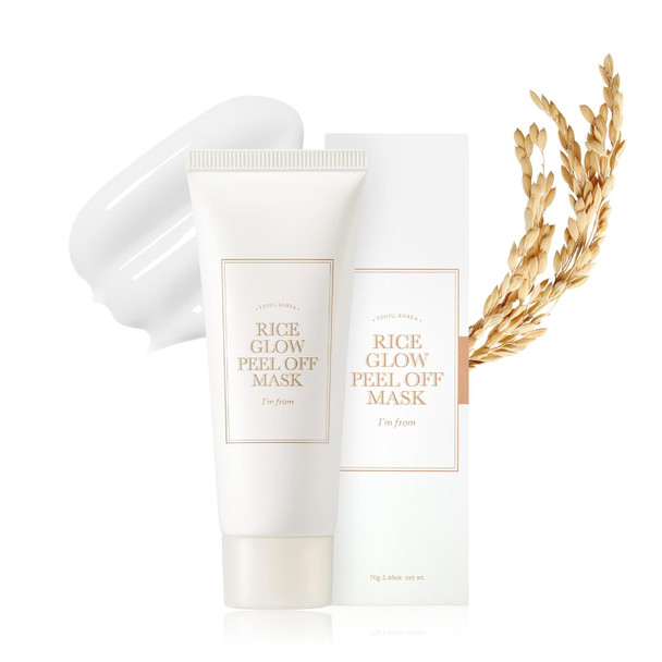 I'm from Rice Glow Peel Off Mask 2.46 Ounce, Unmask Natural Glow, Rice Protein Complex