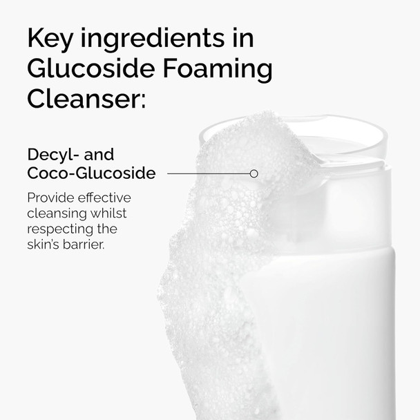 The Ordinary Glucoside Foaming Cleanser, Gentle Foaming Face Wash for All Skin Types Including Sensitive Skin, 5.1 Fl Oz