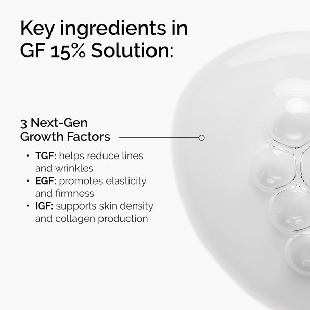 The Ordinary GF 15% Solution, Anti-Aging Formula for Visible Skin & Wrinkle Repair, 1 Fl Oz