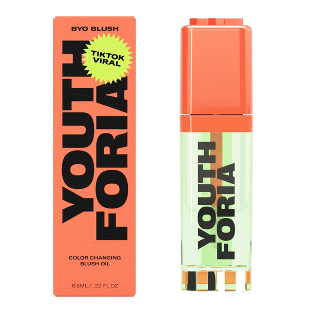 Youthforia BYO Blush, Color Changing Blush Oil - 6.5ml
