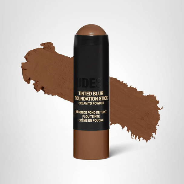 Nudestix Tinted Blur Foundation Stick – Cream-to-Powder Lightweight Makeup for Blurring Pores Blemishes & Fine Lines | Natural-Matte Finish with Light-Reflecting Pigments