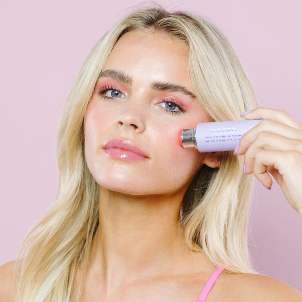 Naked Sundays SPF 50 Glow Balm Peptide-Infused Multi-Tasking Blush Stick for Cheeks Lips & Eyes – Broad Spectrum Sunscreen with Zinc Oxide – 8g (Pink Pop)