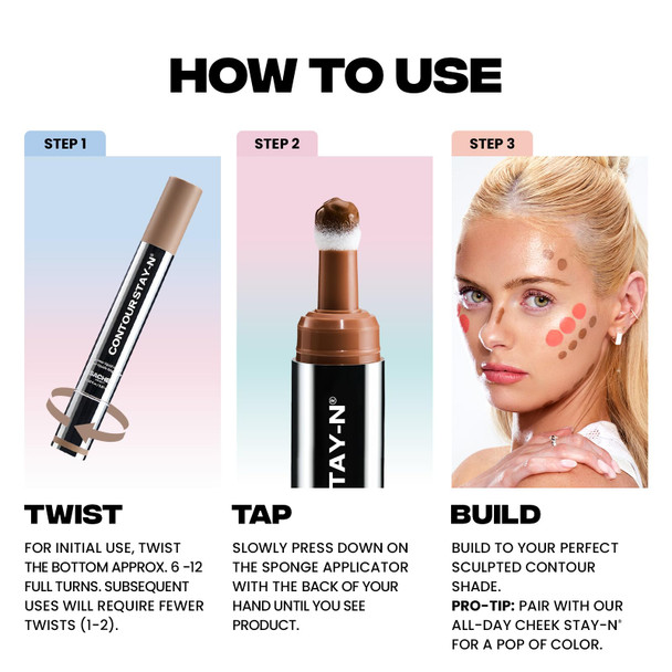 Sacheu Liquid Contour STAY-N Long Wear Cream Contour Makeup  Long Lasting Blendable & Lightweight Formula  Vegan & Cruelty-free Giving Boss