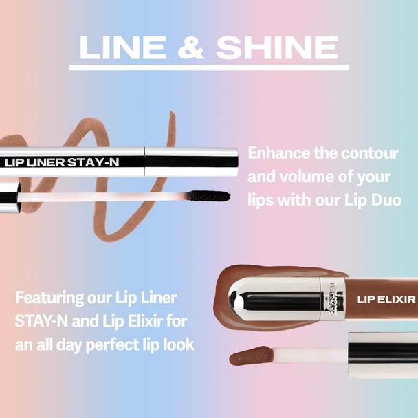 Sacheu Lip Elixir Nourishing and Hydrating Lipgloss — Moisturizing Plumping Lip Gloss Enriched with Collagen Non-Sticky Lip Color Smooth High-Shine Finish Vegan & Cruelty-Free Chai Macaron