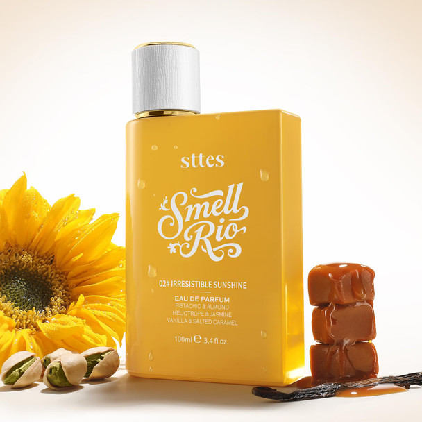 Sttes Perfume 602# (Irresistible Sunshine) - Eau de Perfume 100ml (3.4fl oz) Vanilla Gourmet Tune (Caramel Vanilla Flavor) Eau De Parfum Women