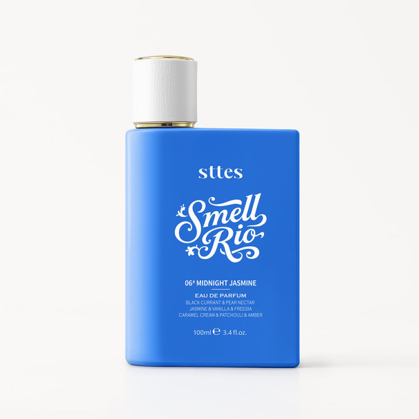 Sttes Smell Rio Perfume 06# (Midnight Jasmine) – Perfume for Women – Long-Lasting Hair Black Currant Jasmine & Vanilla Notes – Elegant Scentual Fragrance Eau de Parfum 100ml (3.4 fl oz)