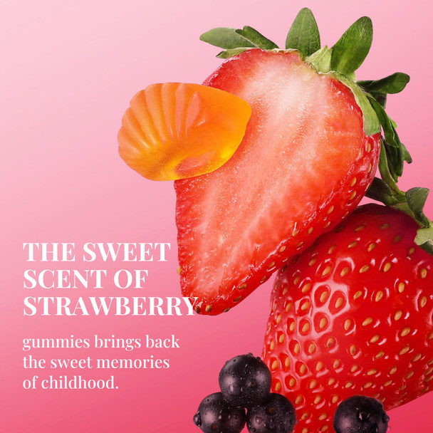 Sttes Smell Rio Perfume 606# (Pressable Strawberry Gummies) Hair Perfume for Women – Long-Lasting Strawberry Candy Vanilla & Marshmallow Gourmand Fragrance Eau de Parfum 100ml (3.4 fl oz)