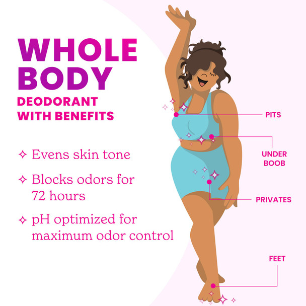 Lume Whole Body Deodorant - Invisible Cream Tube - 72 Hour Odor Control - Doctor Developed - Aluminum Free Baking Soda Free and Skin Loving - 3.0 Ounce Pack of 2 (Soft Powder & Toasted Coconut)