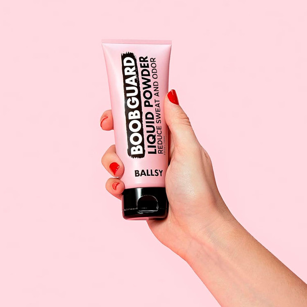 Ballsy Boob and Thigh Deodorant Quick Drying Liquid Powder Protects from Sweat Odor and Irritation 3.4 oz