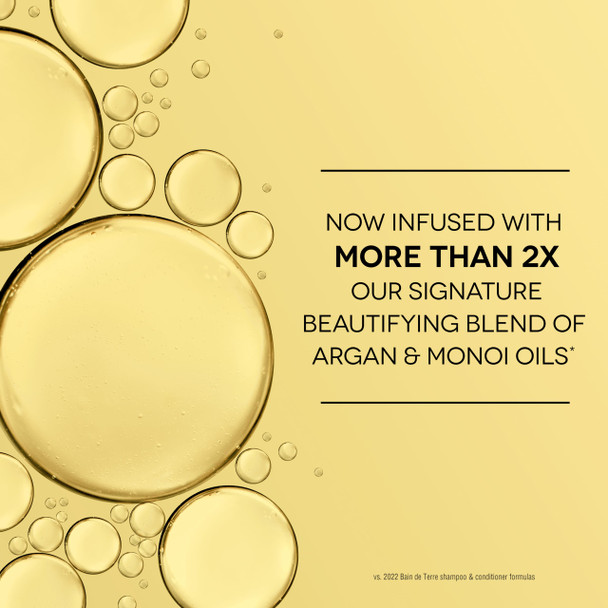 Bain de Terre Green Meadow Balancing Conditioner Gentle Moisture Balance for Soft Silky & Bouncy Hair with Argan & Monoi Oils Paraben-free Color-Safe Vegan (2 sizes)