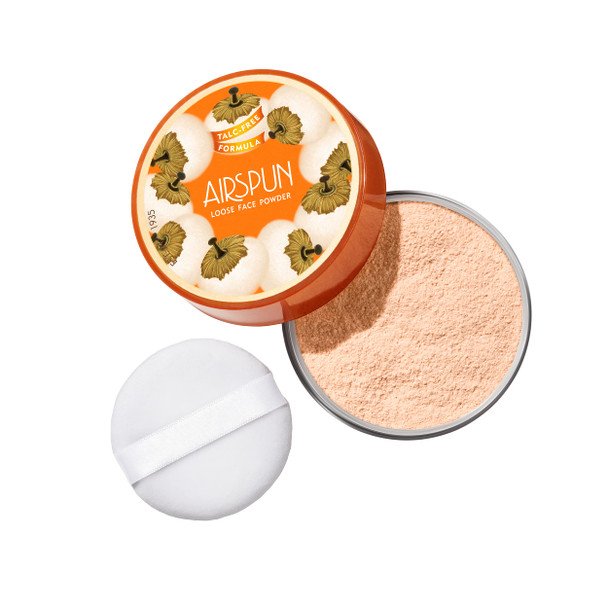 Airspun Loose Setting Powder Talc-Free Pore Minimizer Oil Absorbing Face Powder - Translucent