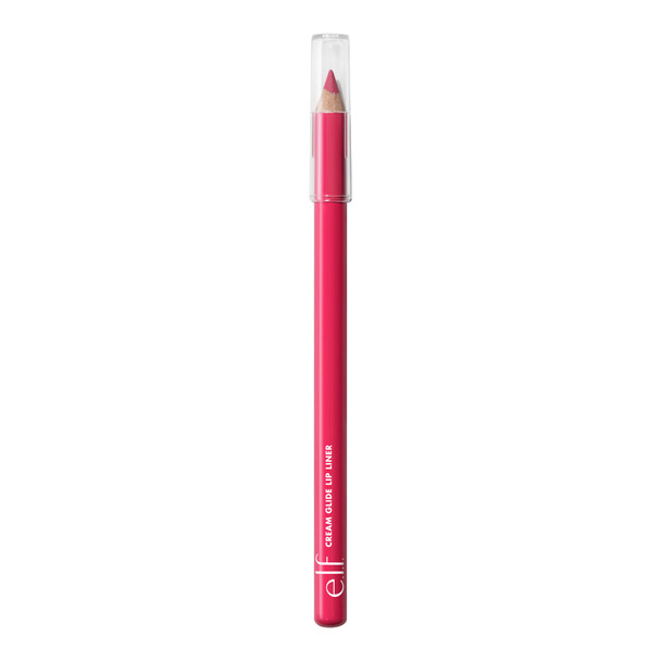 e.l.f. Cream Glide Lip Liner Highly-Pigmented Pencil For Shaping & Sculpting Lips Semi-Matte Finish Vegan & Cruelty-Free Fuschia Forward