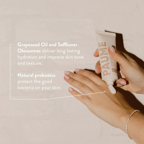PAUME Probiotic Hand Balm Non-Greasy Fast Absorbing Long Lasting Hydration Hand Moisturizer for Dry Chapped Aging Skin 2oz