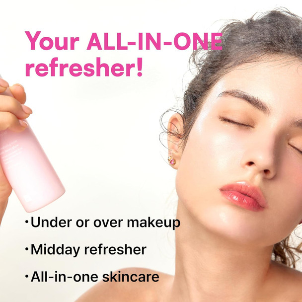 Republic Store Face Republic Blooming Essence Rose Mist 100ml 3.38 fl oz  Instant Glass Skin  All In One Mist  Revitalizing Nourishing Deep Hydration Dewy Glow  Damask Rose Bakuchiol  Vegan Korean Skin Care