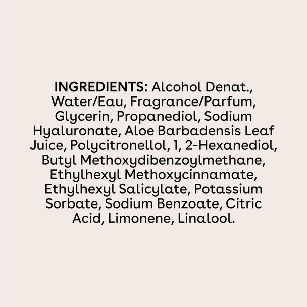 eos Cashmere Body Mist Strawberry Dream Body Spray for Women Strawberry Perfume Hair Mist Moisturizing Hyaluronic Acid Glycerin Vegan Cruelty-free 6 fl oz