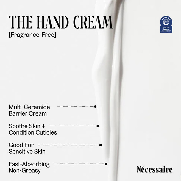 Nécessaire The Hand Duo – The Hand Cream + The Hand Retinol Treatment Gift Set for Dry Hands – Daily Moisture + Nighttime Repair with Ceramides Peptides & Retinol – 2 x 2.2 oz