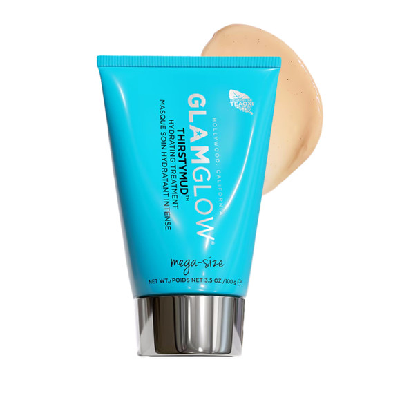 Glamglow THIRSTYMUD Hydrating Treatment Face Mask | Strengthens Skin Barrier 24H Hydration + Soothes Skin with Hyaluronic Acid